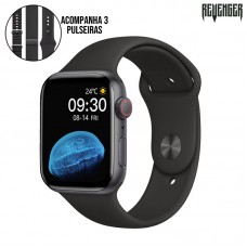 Relógio Smartwatch 3 em 1 RG-W65 Revenger - Preto